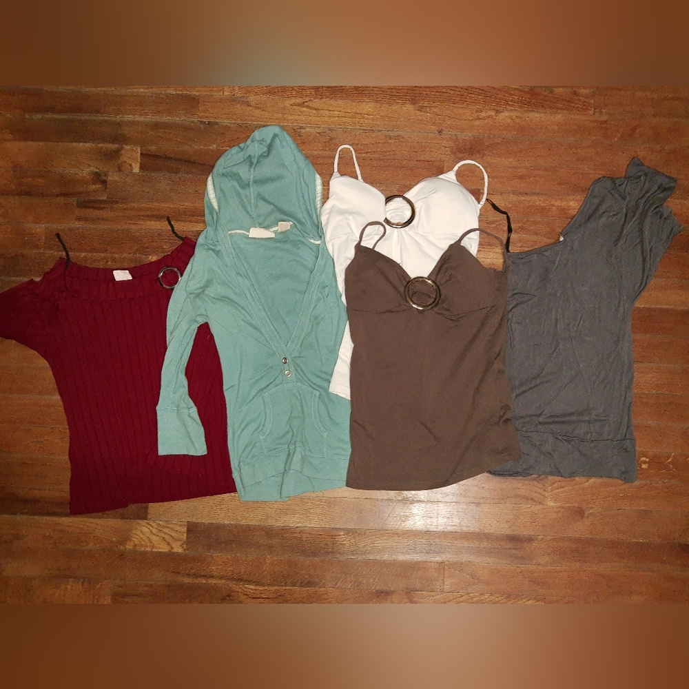 Asst Tops $5 each or $20 for all 5